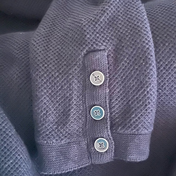 TALBOTS Knitted Sweater in Navy Size S - Picture 3 of 4